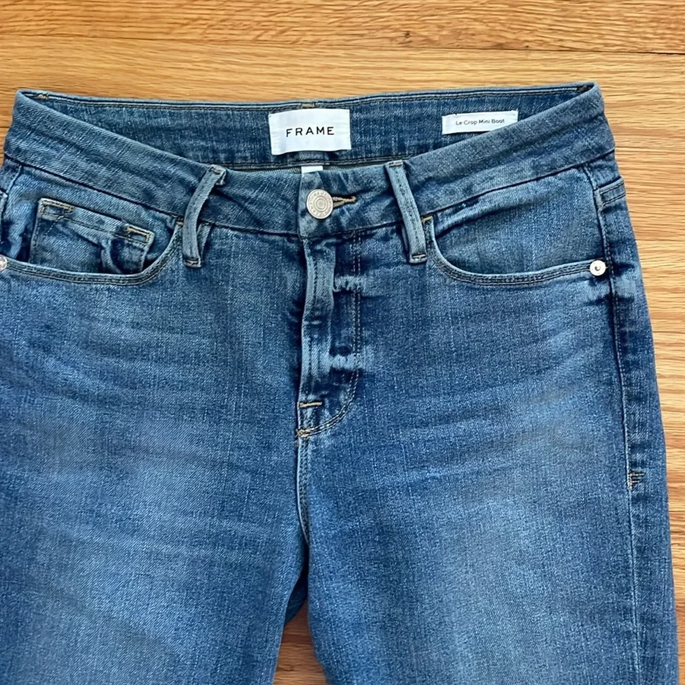 Frame Denim Le Crop‎ Mini Boot Size 26 C6 - Picture 2 of 5